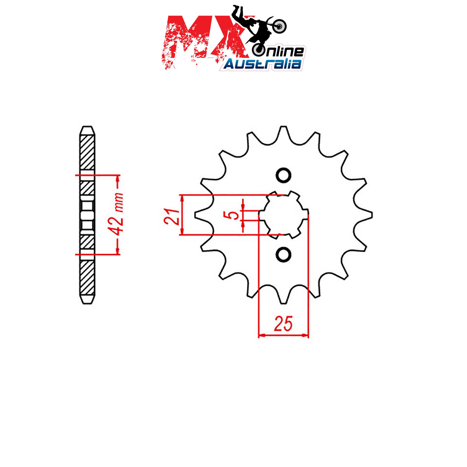 mtx-front-sprocket-14t-yamaha-tt250-1981-1982-10-0y1-14-ebay
