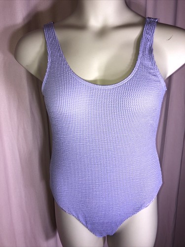 NWT Kendall & Kylie Size M Lavendar Purple One Piece Swimsuit 1 PC Lined F5 - Picture 2 of 9