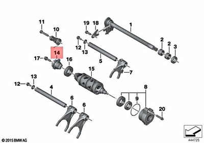Genuine BMW Shift star 23008569951 K42 K46 K47 K49 K63 K66 K67 