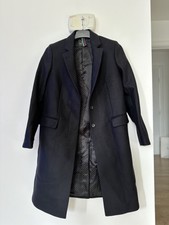 New Designer Wool Coat By Paul Smith, Size S-m