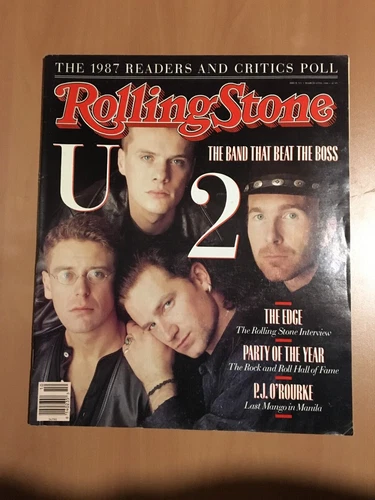 Rolling Stone Magazine #521- March 10, 1988 - U2 -  NO mail label