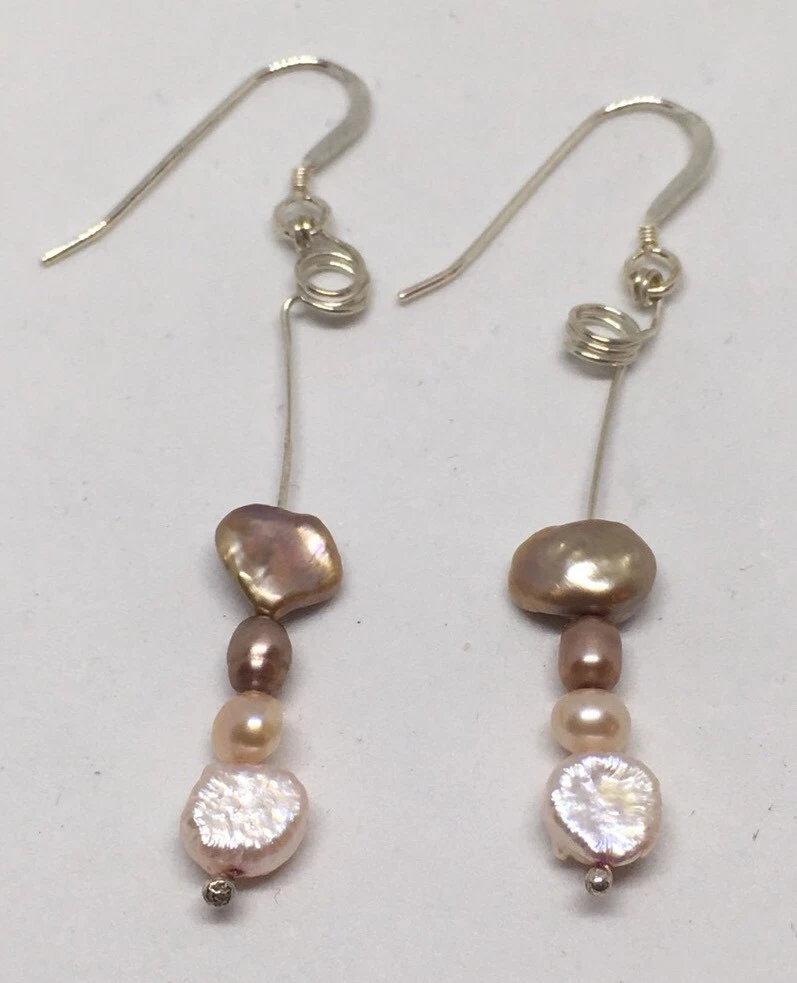 Sams shop pearl earrings