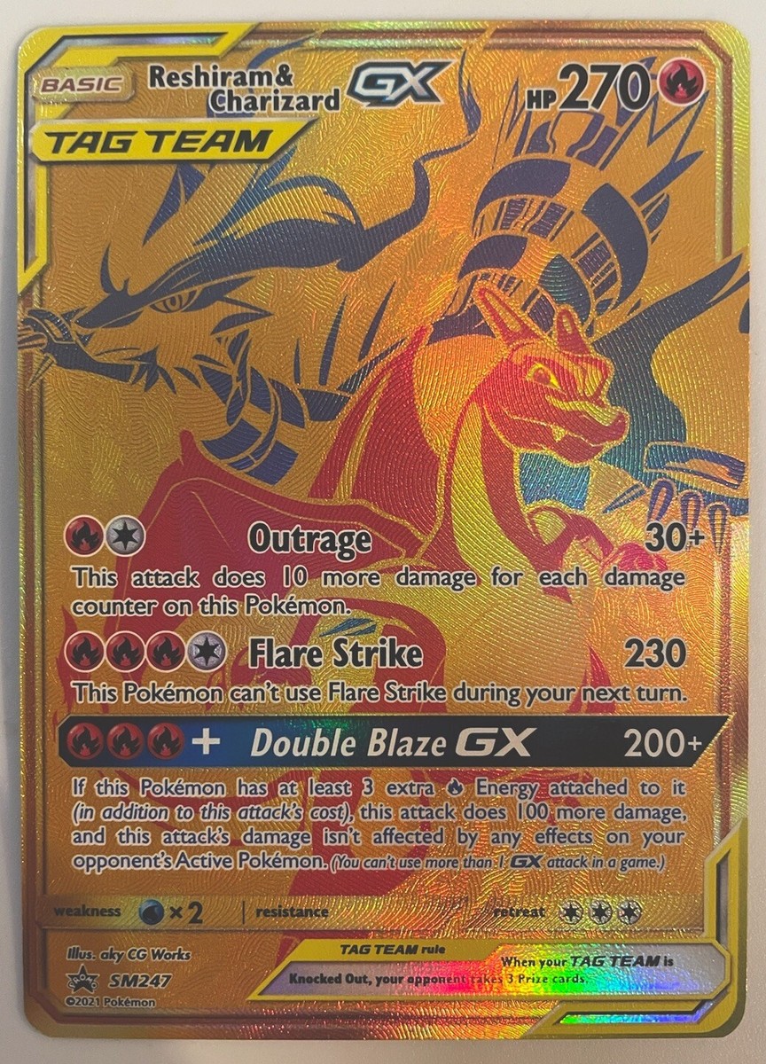 pokemon card tag team charizard and reshiram GX TAG TEAM rule  When your TAG TEAM is Knocked Out Reshiram & Charizard GX tag