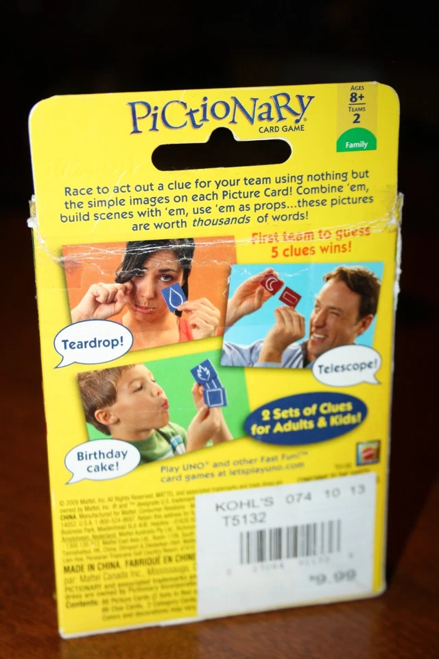 Jogo de cartas de dicionário - Use nossas fotos para construir cada pista - Não é necessário desenho - Imagem 2 de 4