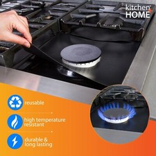 Stove Top Protectors   Nonstick Heavy Duty Reusable Gas Burner Liners
