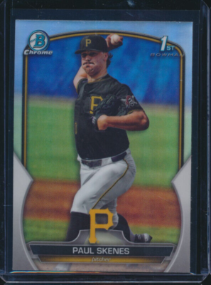 希少 2023 Topps bowman draft Paul Skenes 1st bowman mojo chrome 