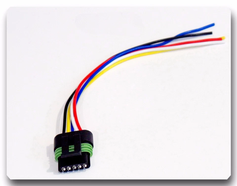 (Lote de 10) Conector electrónico S605 5 pines para válvula EGR - flujo de aire másico Foto 2 de 3