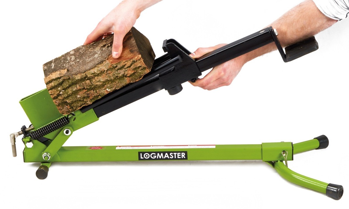 Logmaster Foot Operated Log Splitter Portable Manual 1.2 Ton Wood Cutter  Chopper | eBay