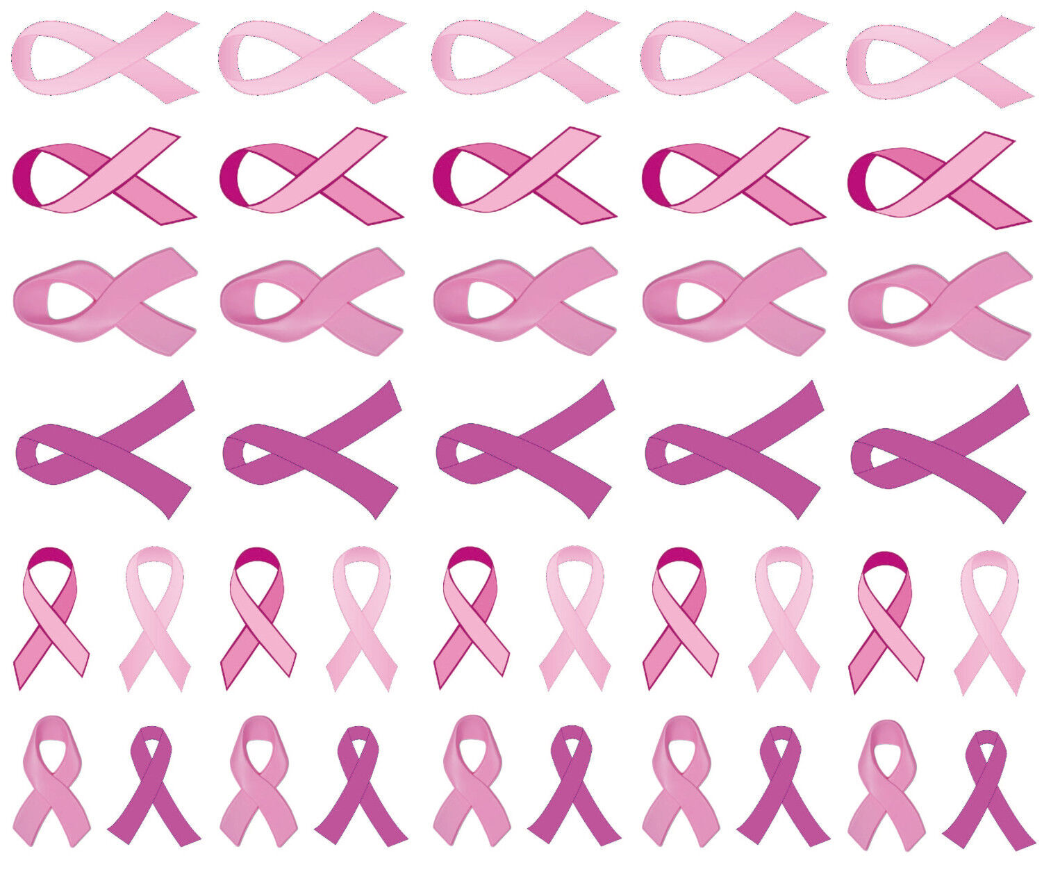 40 Pink Ribbon Temporary Tattoos: Breast Cancer Awareness Tattoo … | eBay