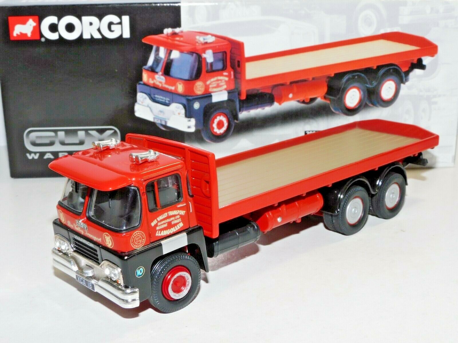 CORGI GUY WARRIOR PLATFORM LORRY DEE VALLEY TRANSPORT 1/50 29001
