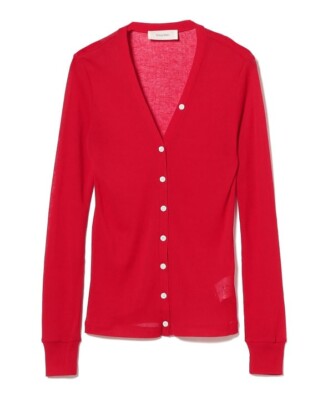 ASK availability First) BEAMS Ernie Palo / Sheer Rib V-neck 