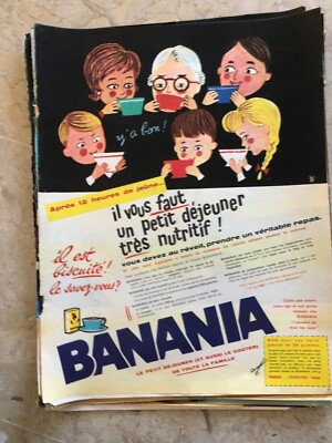 Ancienne Cuisine En Tôle Années 60 - Jouet épicerie Vintage Banania, Comme Mamie