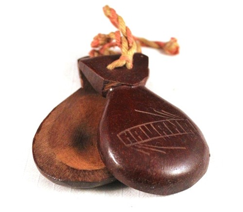 Awesome 3" Real Wood Castanets Musical Clappers Varied Styles