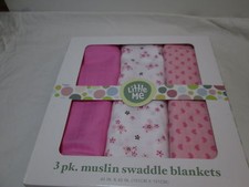 little me swaddle blankets