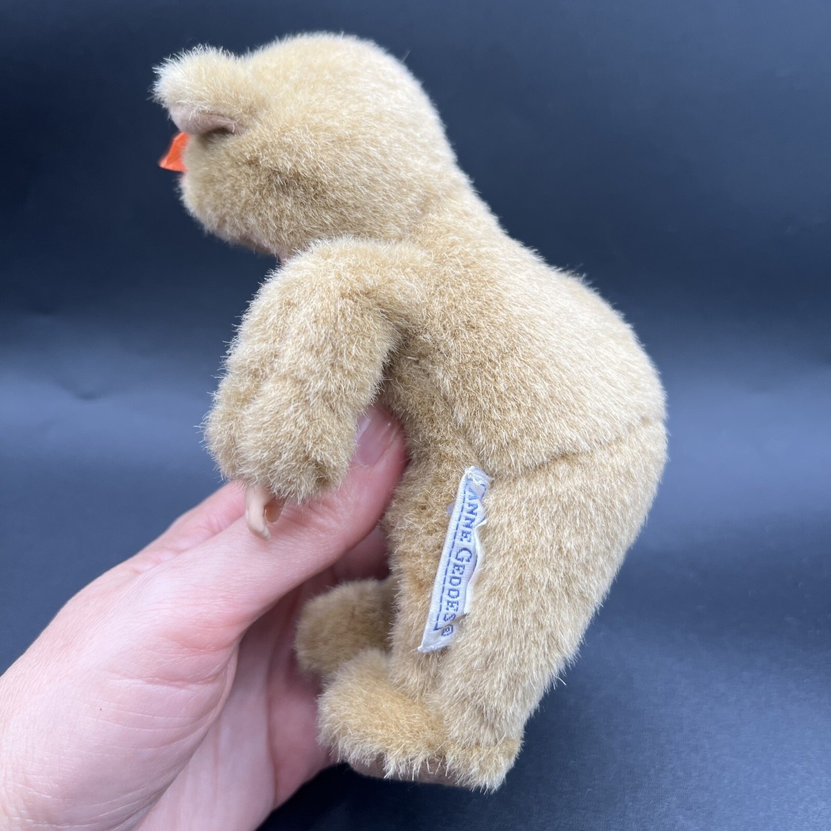 レア☆ DDRベア ベビーフェイスが可愛い大きな子 ʕ•ᴥ•ʔ Vintage Anne Geddes “Baby Bears” Dimples Bean Bag Plush Doll Teddy