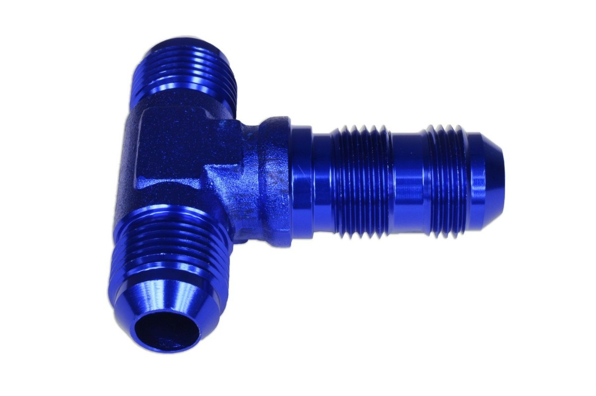 Raccordo Adattatore Paratia AN10-M16 Nero – In Alluminio CNC, Filettature UNF E Metrica