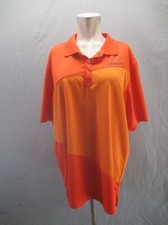 OAKLEY Size XL Mens Orange 1/2 Button Collared Short Sleeve Breathable Polo 107