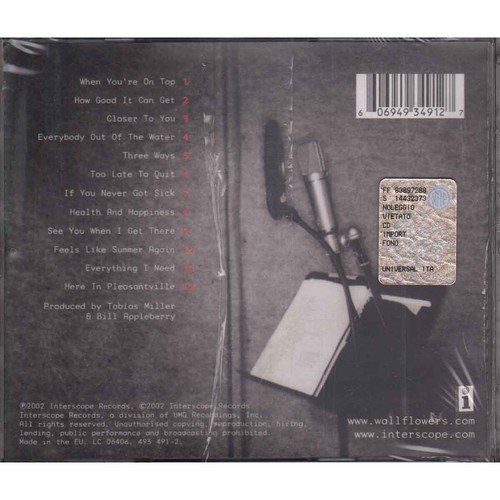 The Wallflowers CD Red Letter Days / Interscope Records 493 491-2 Versiegelt - Bild 2 von 2