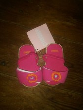 NWT Gymboree girls size 01 baby infant crochet orange flower pink sandals 2009