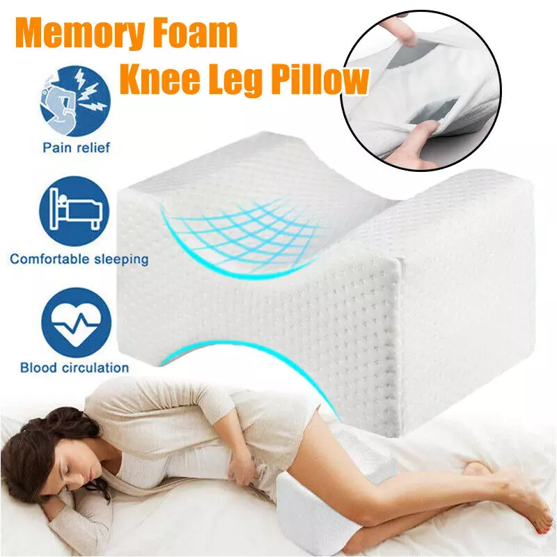 Memory Foam Leg Pillow Side Sleeper Knee Support Cushion Joint Hip Pain  Relief