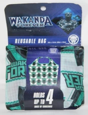 Marvel Black Panther Wakanda Forever Reusable Grocery Bag Carrying Tote-G6