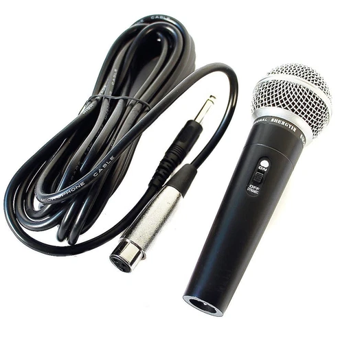Soytich Mikrofon Dynamisches Gesangsmikrofon Studio, 5m Kabel  microphone (NR58)