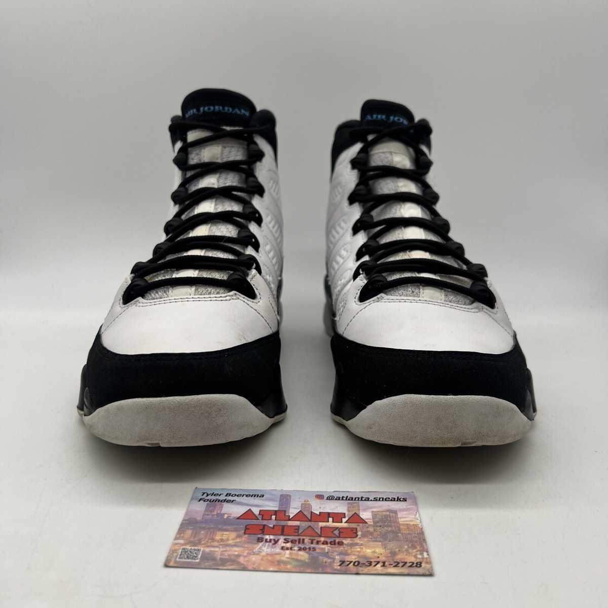 Size 9 - Jordan 9 Retro University Blue 2020 White Navy