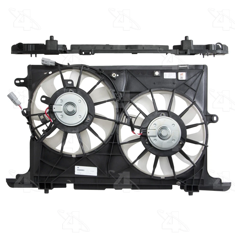 Conjunto de ventilador condensador y radiador doble Scion xB 2008-2014 4 estaciones 2009 Foto 3 de 4