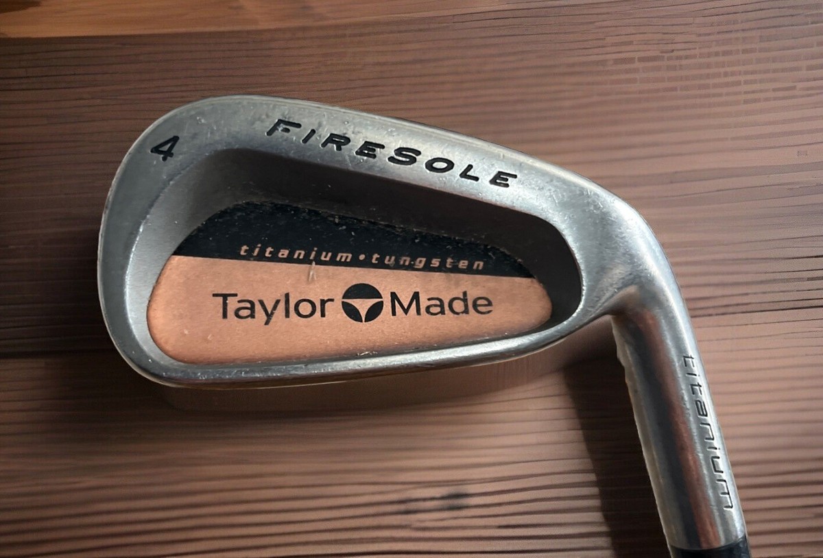 TaylorMade FireSole 4 Iron~S-90 Bubble Shaft~TaylorMade Grip~Right