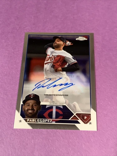 2023 Topps Chrome Update Pablo Lopez Auto #AC-PL