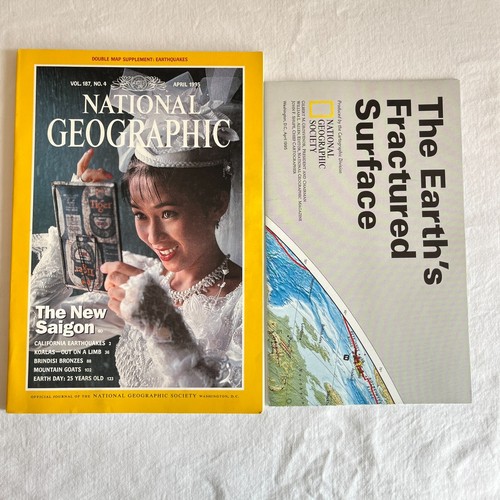 National Geographic Magazines 1990-1999 Vintage Print Ads; YOU PICK Issues! - Picture 29 of 58