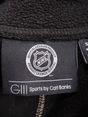 NHL Pittsburgh Penguins Fleece Jacket Mens Small Full Zip Shirt Shacket Pockets - Picture 3 of 8