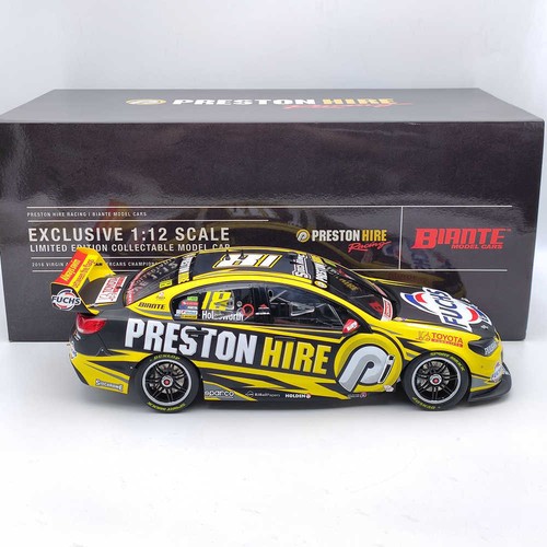B-N-T #B12H16J 1:12 PRESTON HIRE RACING HOLDEN VF COMMODORE SUPERCAR 2016 - Picture 1 of 11