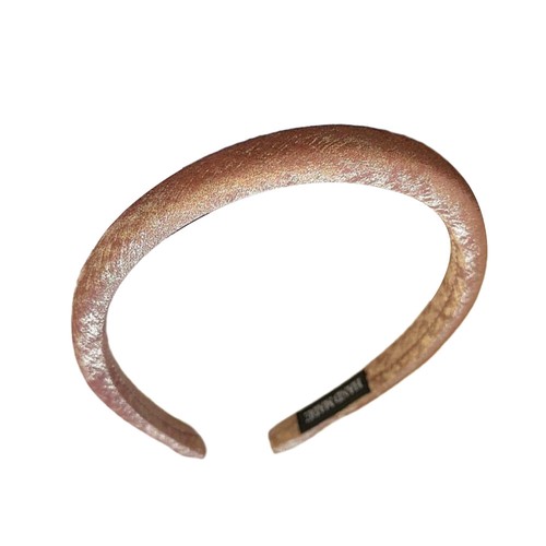 Womens Non-slip Thin Hair Hoop Satin Covered Head Hoop Fashion Girl Headband - Picture 10 of 18