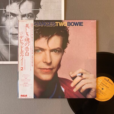 DAVID BOWIE CHANGES TWO BOWIE RCA RPL-8113 Japan 1982 OBI VINYL LP ExVg+.