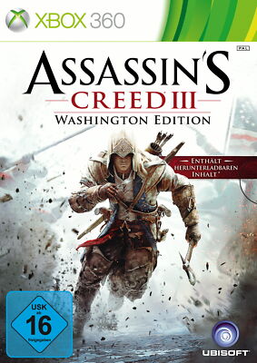 Assassin's Creed III Washington Edition Microsoft Xbox 360 gebraucht in OVP