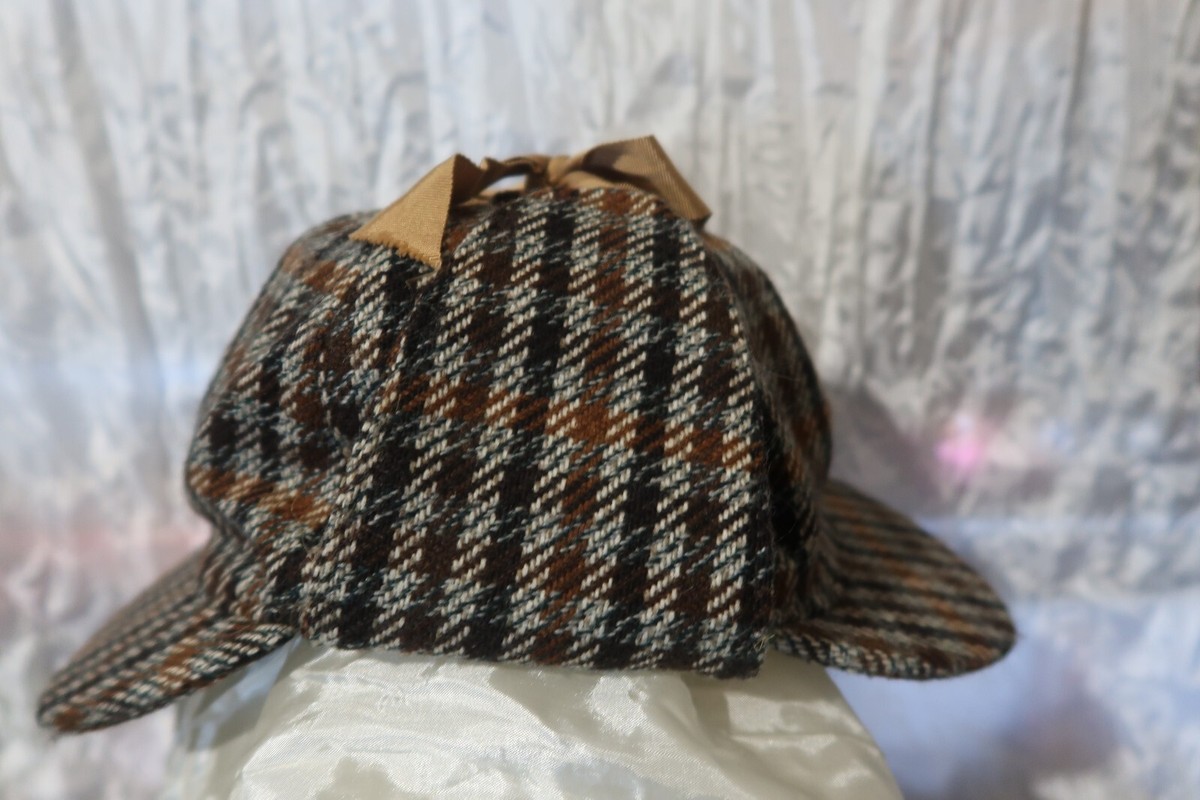 TWEED DEERSTALKER HAT Scotland | eBay
