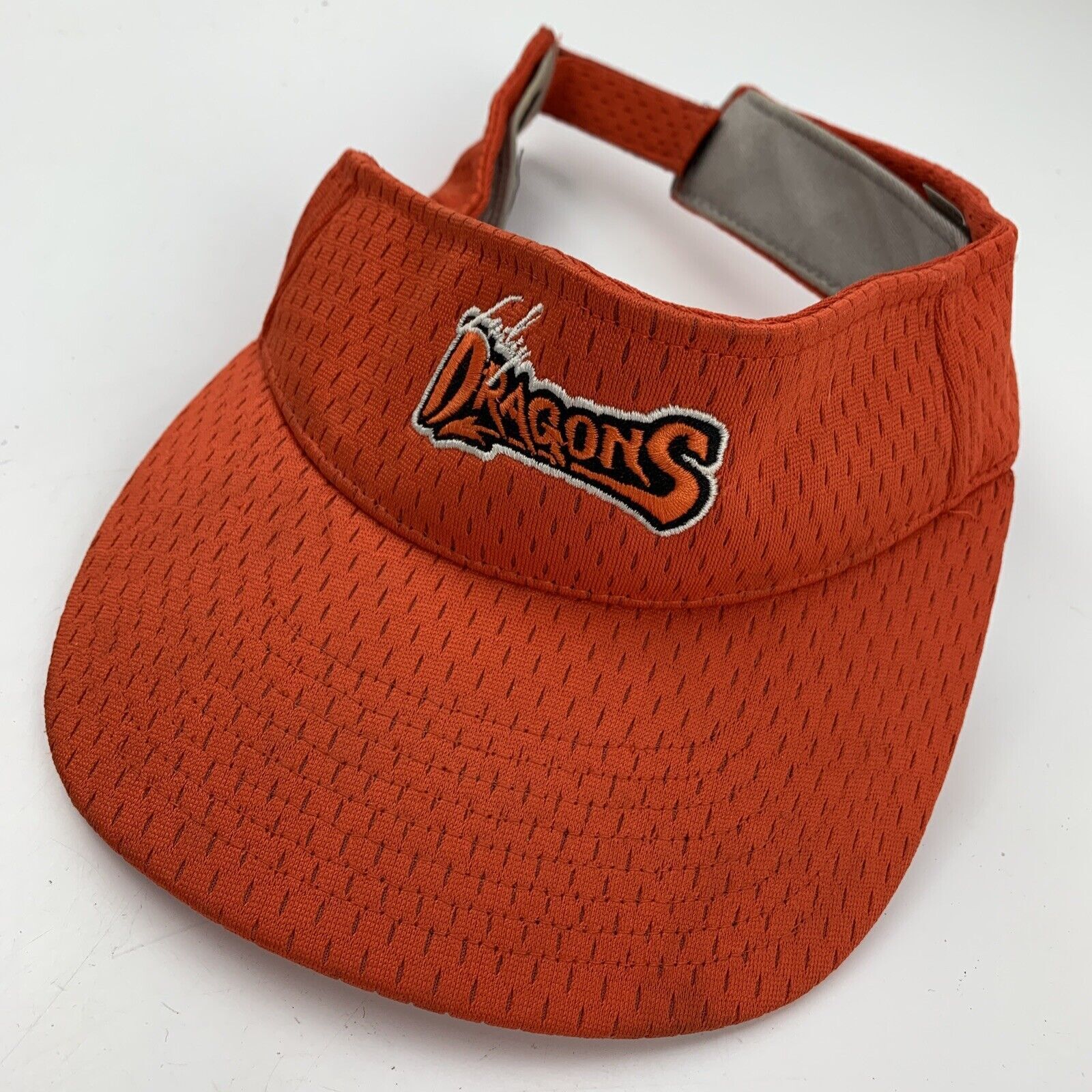 Lady Dragons Visor Cap Hat Adjustable Orange - image 1