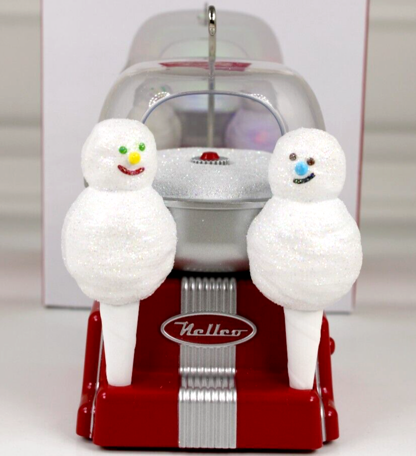 HALLMARK MAGIC MUSIC AND LIGHT COTTON CANDY SURPRISE CHRISTMAS ORNAMENT NEW 2022