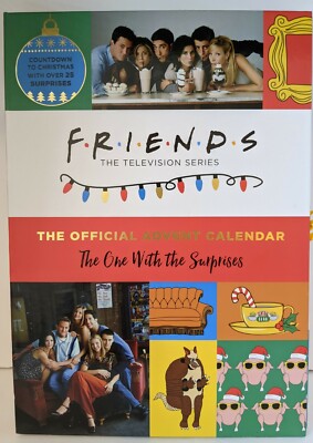 New Friends The Official Advent Calendar The One w/ the Surprises Hardcover New