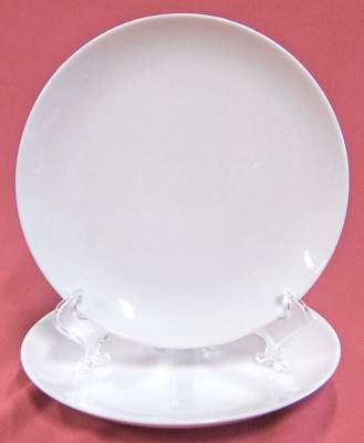 TWO Fukagawa Arita 700 BREAD/DESSERT PLATES Imperial Bone China, White, Japan