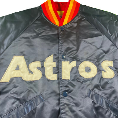 Blouson Bomber Vintage Starter Houston Astros Années 80 - Taille XL Bleu, Baseball MLB