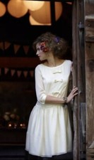 29. Euc Bhldn Anthropologie Thrice-bowed Silk Dress 0 $429 Worn Once