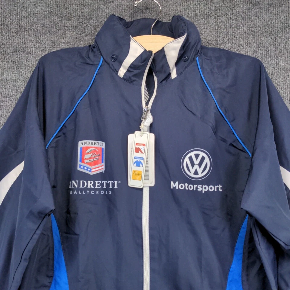 Chaqueta cortavientos North End Sport para mujer azul grande Andretti Volkswagen con etiquetas Foto 3 de 4