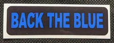 Back The Blue Police Awareness Motorcycle Helmet Sticker Biker Helmet Decal