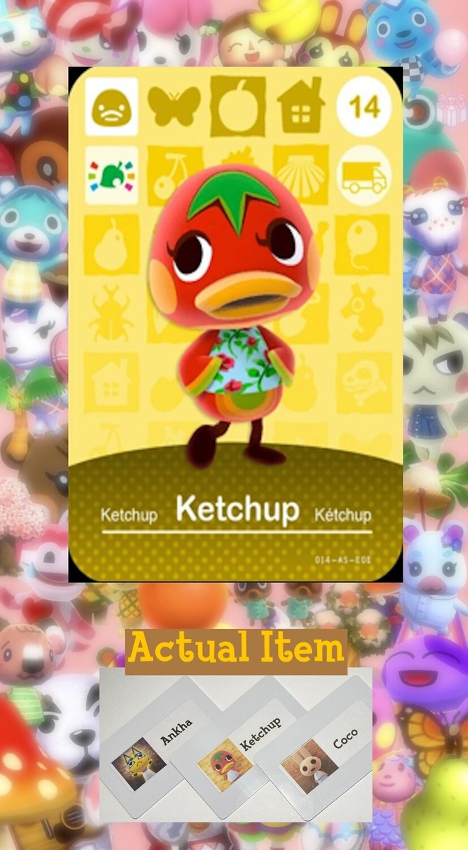 Acnh Villager Animal Crossing Amiibo Keychain Animal Crossing: New