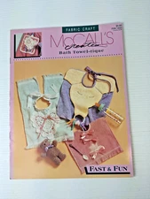 Vintage McCall's Bath Towel-rique Crafts booklet #14026
