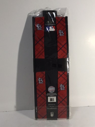 St. Louis Cardinals MLB Baseball Oxford Suspenders NEW In Package Licensed - Bild 4 von 4