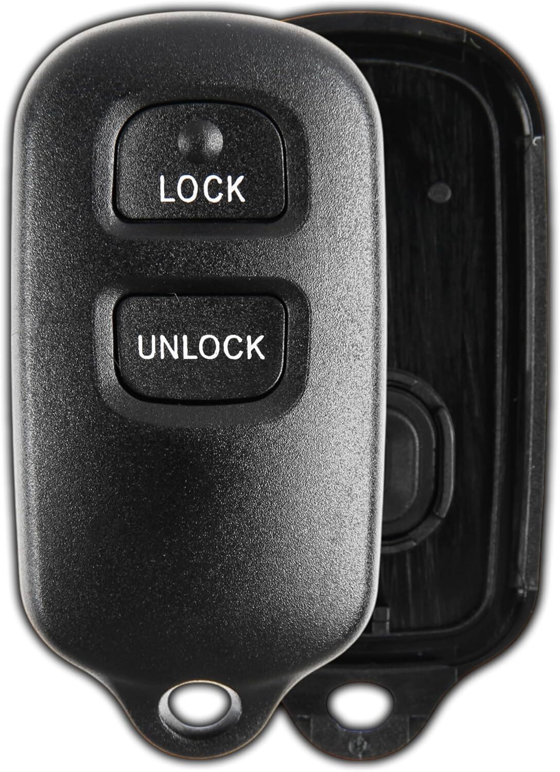 Keyless Option Key Fob Cover Case Replacement for Toyota 3-Button Remote Shell
