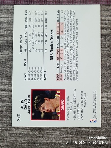 1991 NBA Hoops Series 2 Cards Complete Your Set #'s 331 -460 YOU PICK - Picture 81 of 260